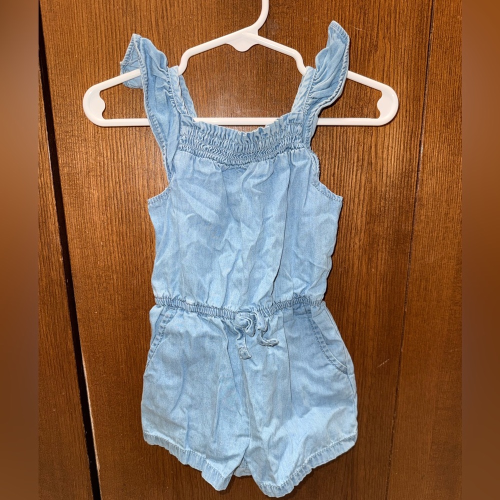 Light Blue Kids Romper